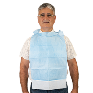 photo produit hygiène et soins blanc / bleu – BAVOIR ADULTE SAFECARE PE + OUATE