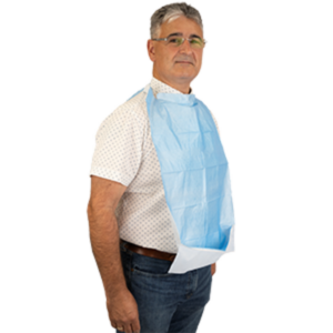 photo produit hygiène et soins blanc / bleu – BAVOIR ADULTE SAFECARE PE + OUATE