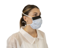 Produktfoto masken blau – KOLMI® FEELDRY TYP II BINDEMASKE ANTIREFLEX