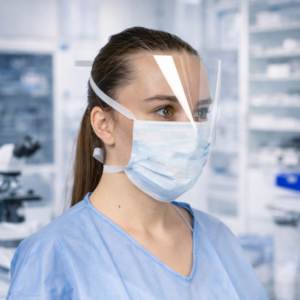 Anwendung masken blau – KOLMI® FEELDRY TYP IIR MASKE MIT VISIER