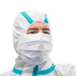 foto prodotto copricapo bianco – CUFFIA CLIP KOLMI® PP 10 G/M²