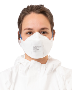 product photo masks white / blue – SAFEMASK® FIT+PRO FFP2 NR MASK