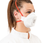 foto prodotto maschere bianco / rosso – MASCHERA SAFEMASK® FIT+PRO FFP3 NR