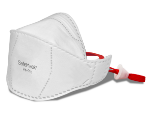 product photo masks white /red – SAFEMASK® FIT+PRO FFP3 NR MASK