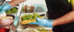 lifestyle gloves translucent blue – SAFEBASICS™ TPE GLOVES BLUE FOOD